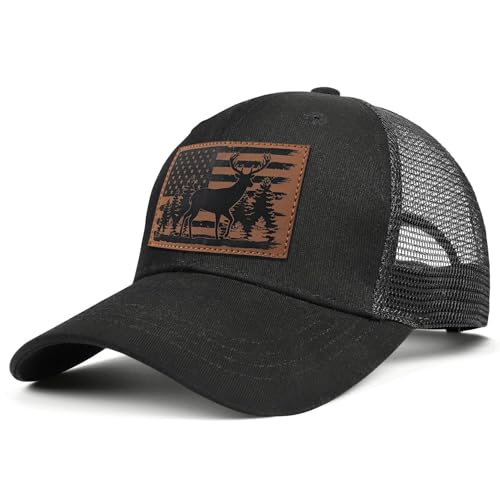 Hats for Men,Baseball Cap Gifts for Dad/Husband/Grandpa,mesh Back Trucker hatsfor Outdoor Fishing,Hunting,Hiking