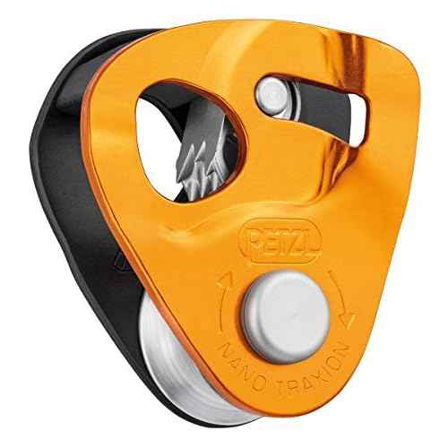 PETZL, Nano Traxion, Pulley Blocker Lightweight High-Performance