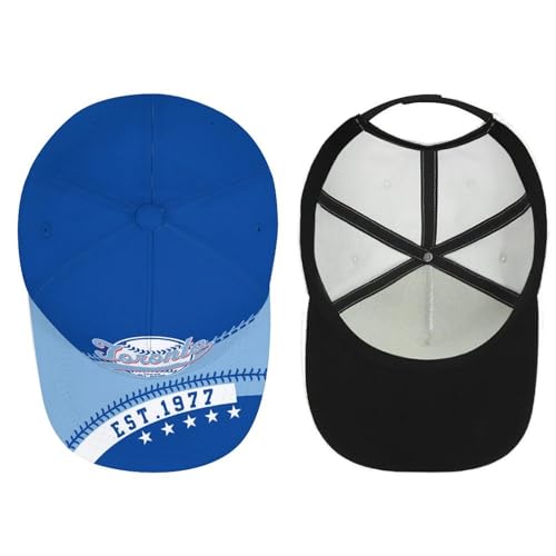 Baseball City Style Adjustable Hat Unisex Adult Game Day Team Color Snapback Cap Sports Fan Gift for Men Women
