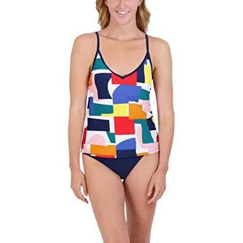 Nautica Women's Tankini Swimsuit Set? Quick-Dry, UPF+, Bathing Suit Top, Swim, Beach, Pool & Resort Wear