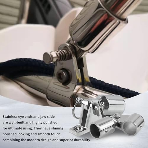 7/8 Inch Bimini Top Hardware Kit Stainless Steel Boat Fittings - Marine Grade