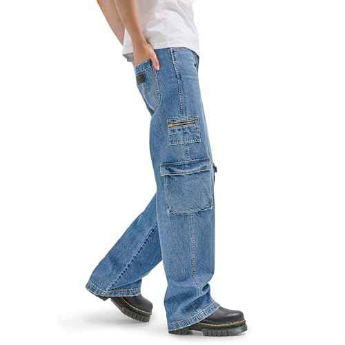 Wrangler Women's X Hot Wheels Wide Leg Cargo Jean