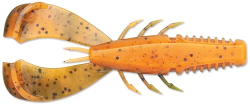 Bama Craw Soft Plastic Crawfish Bait with Realistic Claw Action - 3.5 Inch, Flipping & Punching Jig Trailer