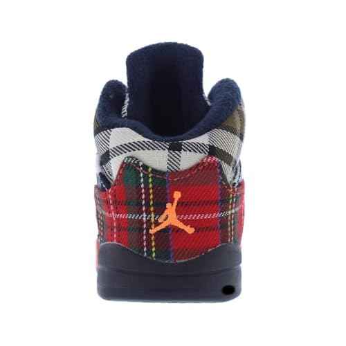 Jordan Toddler's 5 Retro Plaid Black/Total Orange (FD4813 008)