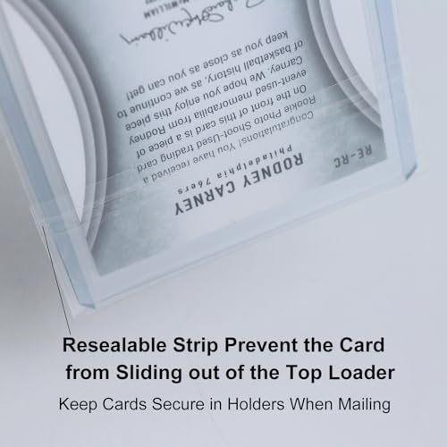 Top Loader Card Sleeves Resealable Pack for 35-75PT Trading Cards - 1500 pcs
