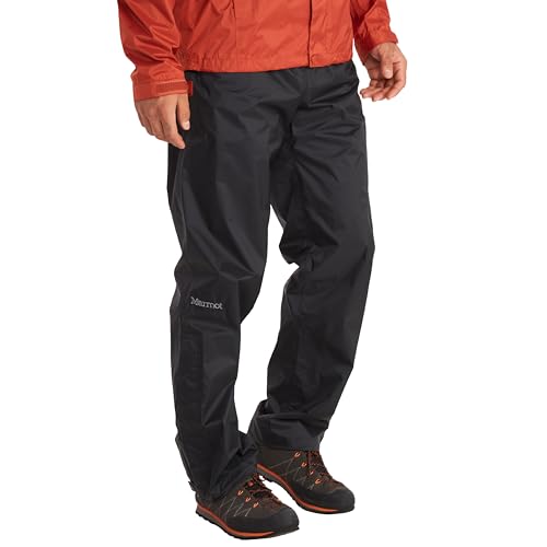 MARMOT Men's Precip Eco Rain Lightweight, Waterproof, Packable Hiking Pants Made with Recycled Materials