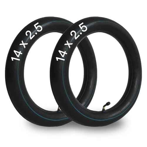2 Pack 14x2.50 Inner Tube 14 Inch E-Bike Tubes Butyl Rubber Thickened for Replacement Electric Scooters and E-Bike Tire Tube