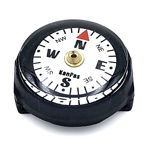 Mini Luminous Button Compass for Watch Band or Lanyard - A-25