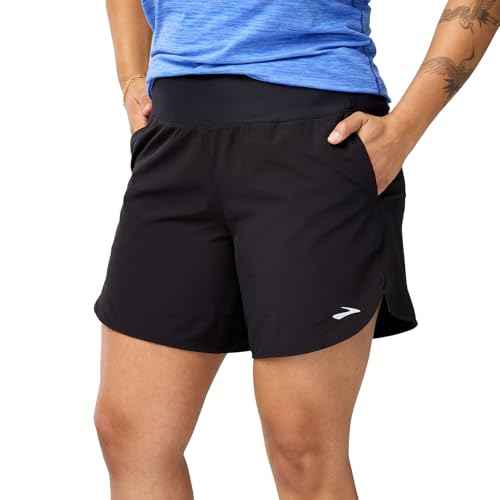 Brooks Women's Chaser 7" Short 2.0, High-Rise Athletic Shorts with Adjustable Waistband, Stretch Comfort & Secure Storage