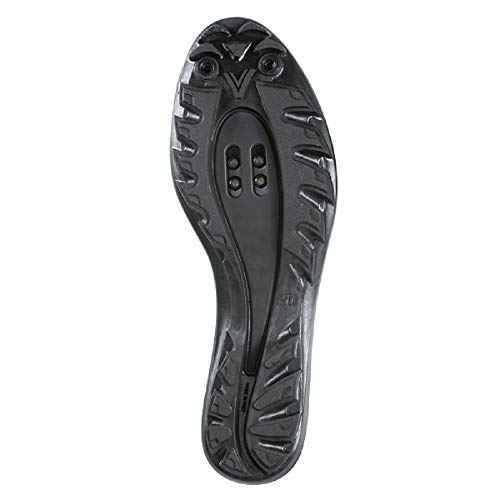 Vittoria Hera MTB Cycling Shoes, Black, 3-Strap with Micro-Adjustable Buckle, Nylon Sole