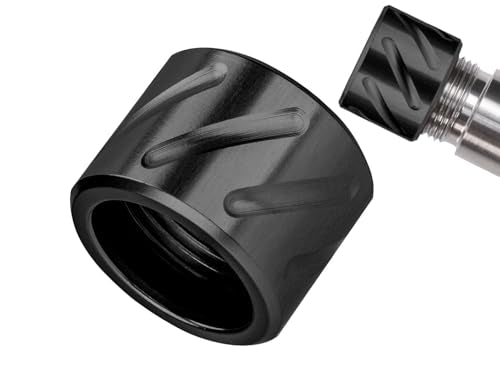 NDZ Performance Thread Protector 1/2x28 Stainless Steel Black Nitride
