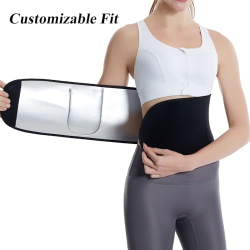 Premium Fitness Belt Black Sports Fat Burning Abdominal Belt for Core Support Maximizes Sweat and Enhances Workout Quality Design Customizable Fit