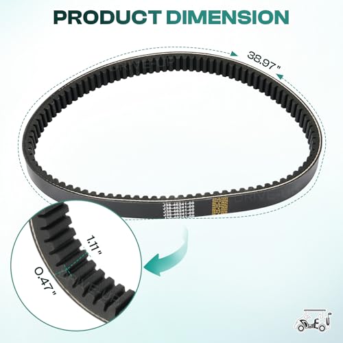 Golf Cart Drive Belt for Yamaha G2 G8 G11 G14 G16 G20 G21 G22 G29 OEM Replacement