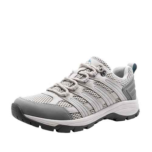 NORTIV 8 Women's Hiking Shoes Lightweight Breathable Mesh Walking Sneakers Outdoor Work Shoes Wander