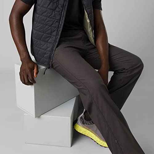 prAna Stretch Zion Pants II - Pants for Men - Slim Fit - Back Patch Pockets - Side Flap-Utility Pocket Dark Iron 30 32