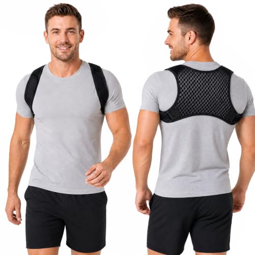 Men's Posture Corrector for Low-Impact Exercise - Adjustable Shoulder Support