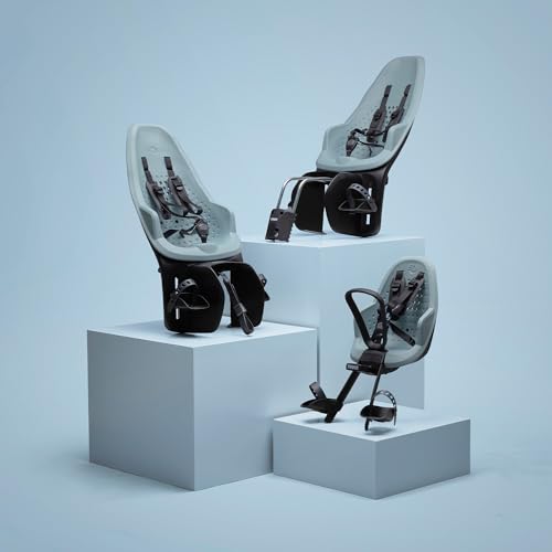 Thule Yepp 2 Mini - Front Mounted Child Bike seat - Shock-Absorbing Foam seat - Adjustable footrests & footstraps - Easy mounting System - Adjustable 5 Point Harness System