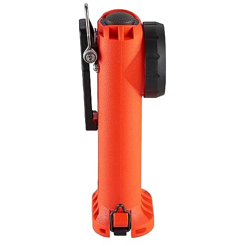 Streamlight 90044 Survivor X USB 250-Lumen USB Rechargeable Right-Angle Firefighter's Flashlight with Rechargeable Battery Pack, Orange