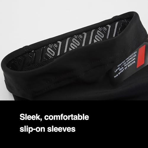 100% Teratec Mountain Biking Elbow Pad - MTB & BMX Protection - Ultralight Nylon Slip On Sleeve with Built in Padding