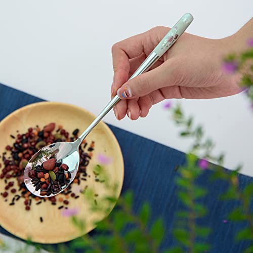 Reusable Metal Chopstick and Spoon Set - 3 Patterns, Stainless Steel Kitchen Utensils