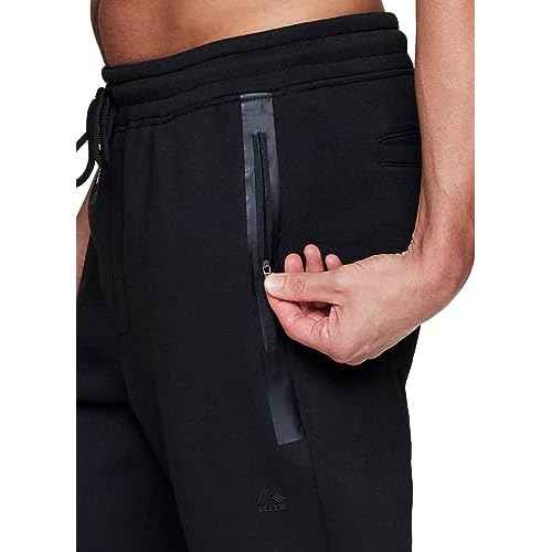 RBX Active Men's Athletic Fleece Lined Tapered Jogger Sweatpant with Pocket
