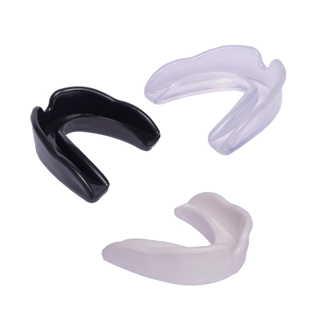 CHEM-TAAS 6-Pack Sports Mouthguard with Case Kid Youth Boil Bite Slim Fit Soft Girls Boys Football Lacrosse Basketball Boxing Soccer Taekwondo MMA Karate Size Kids Till 11