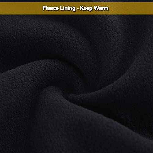 Cold Weather Balaclava Ski Mask, Water Resistant and Windproof Fleece Thermal Face Mask, Cycling Motorcycle Neck Warmer Hood Winter Gear for Men Women