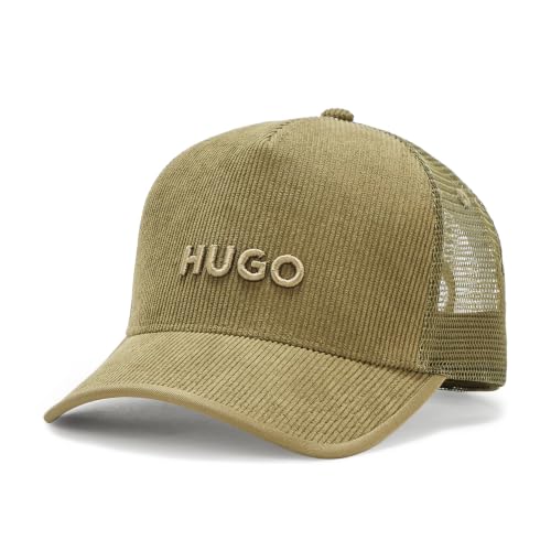 Hugo Men's Small Logo Trucker Hat - One Size Burnt Olive