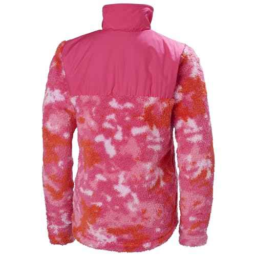 Helly Hansen Kids Champ 1/2 Zip Midlayer Sweater Jacket, 097 Bubblegum Pink Aop, Size 2