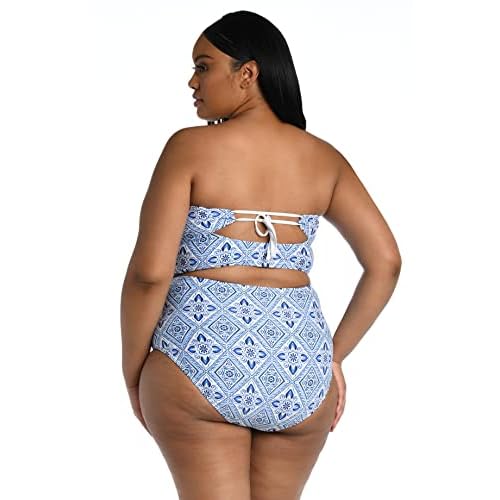 La Blanca Women's Bandeau Midkini Swimsuit Top