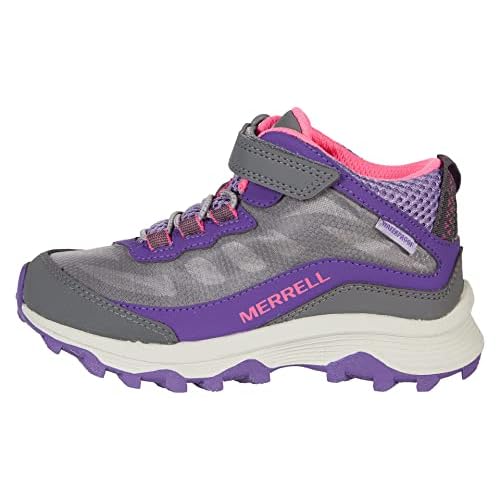 Merrell unisex-child Moab Speed Mid a/C Waterproof (Toddler/Little Kid/Big Kid) Hiking Boot