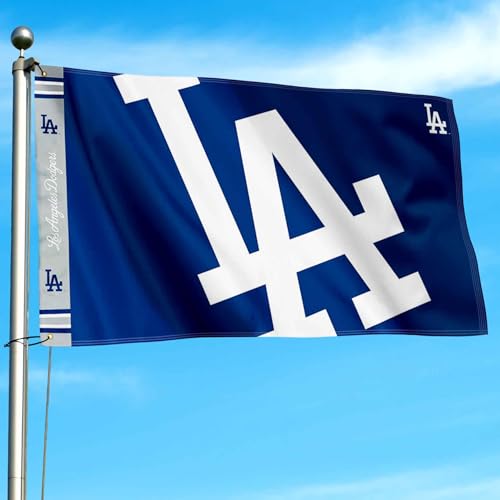 Los Angeles Dodgers Printed Header Flag 3x5 Banner
