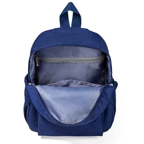 AOTIAN Mini Lightweight 11.8 Inch Backpack Durable Travel Hiking Women and Girls Small Daypack, 7 Liters Blue