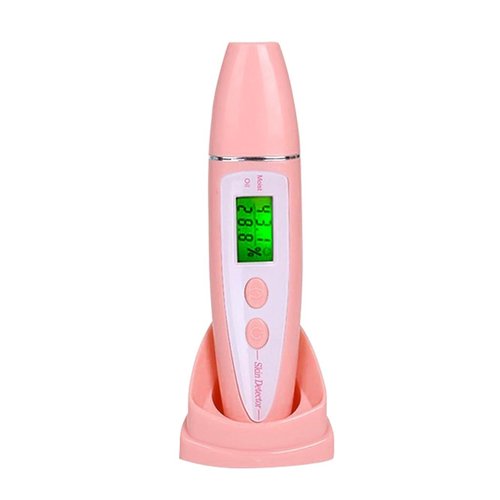 Yjcnelcr Skin Tester Pen Digital Skin Detector Pen with Digital Display Portable Analysis Moisture Machine for Women Skin Detector Analyzer