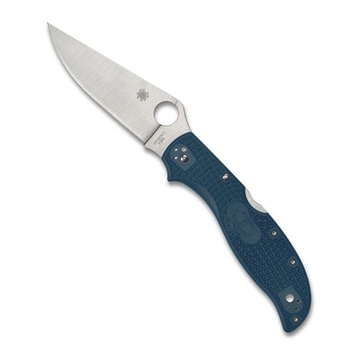 Spyderco Stretch 2 XL Lightweight Folding Pocket Knife with K390 Stainless Steel Blade and Blue FRN Handle - PlainEdge - C258FPK390