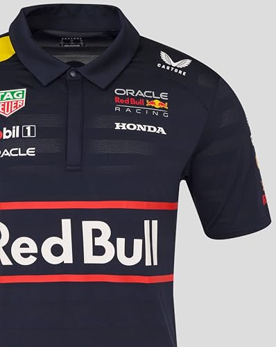 Castore Red Bull Racing F1 Kid's Team Polo Shirt Medium - 2025 Collection