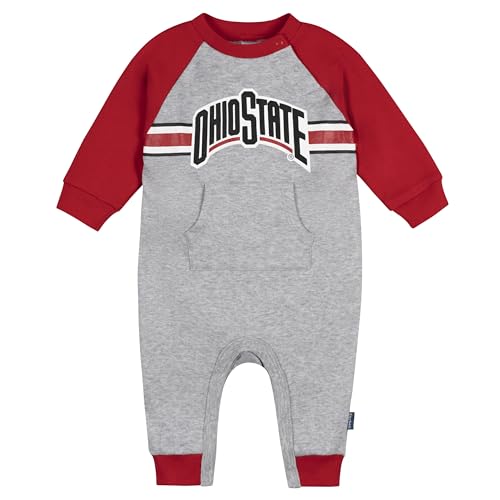Ohio State Buckeyes Baby Romper - Official NCAA Licensed 3-6 Months Variation