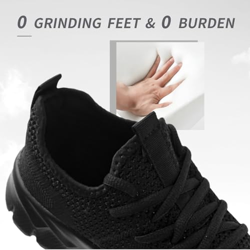 Lightweight Breathable Mesh Running Sneakers for Women - Athletic Walking Shoes