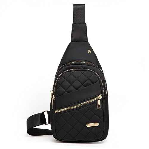 Small Sling Bag for Womenm Men, Sling Backpack Daypack Fanny Pack Crossbody Bags for Hiking Travel Sports Running