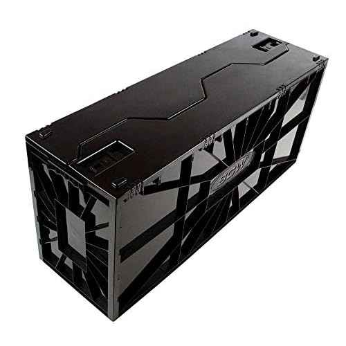BCW Long Comic Book Bin - 1 Pack | Heavy Duty Comic Book Storage Box | Stackable Comic Bin Organizer for 300 Comics Each | Acid-Free Plastic Comic Book Box with Divider & Label Slot