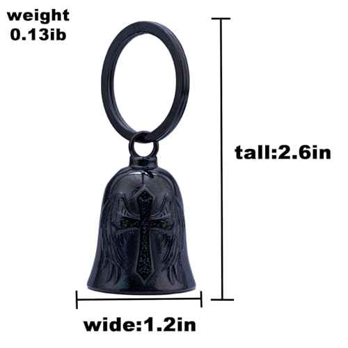 Motorcycle Bells - Bicycle Bells for Men, Stainless Steel can Bring Good Luck and Peace to Motorcycle Accessories
