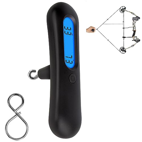 Upgraded Black Digital Bow Scale 110 lbs/50kg for Recurve & Compound Bows