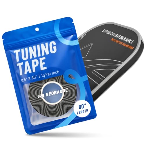 Pickleball Paddle Weights - Lead-Free Rubber Tape for Customization, 1g/in, 80"
