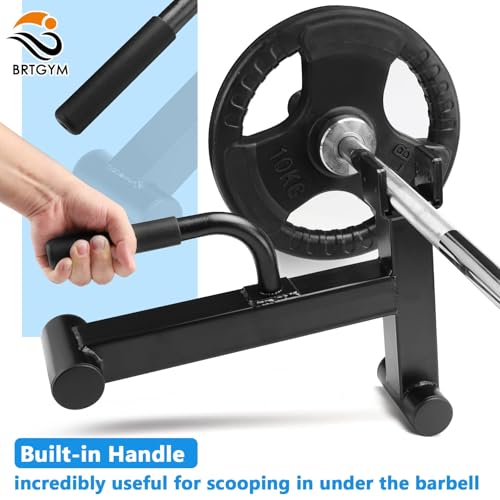 Deadlift Jack Barbell Stand - Heavy Duty Carbon Steel for 600lb Weight Plates