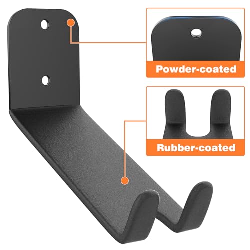2 Pack Wall-Mounted Bike Pedal Hangers Garage Bike Storage Rack