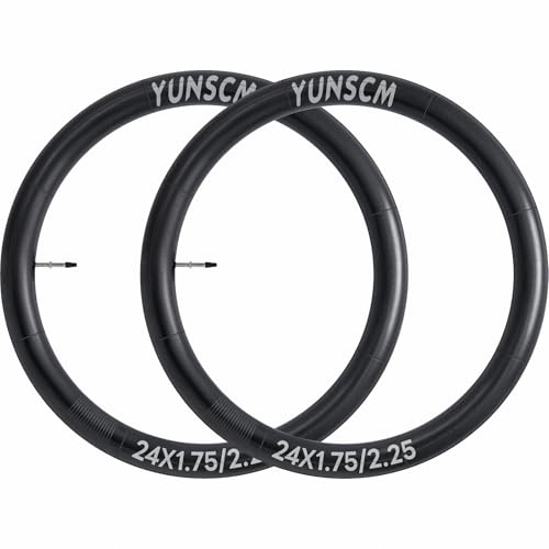 Heavy Duty Bike Inner Tubes 24x1.75-2.25 - Compatible with Road, Mountain & Hybrid Bikes