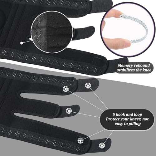Kids Knee Brace with Side Stabilizers - Black, 1 Piece