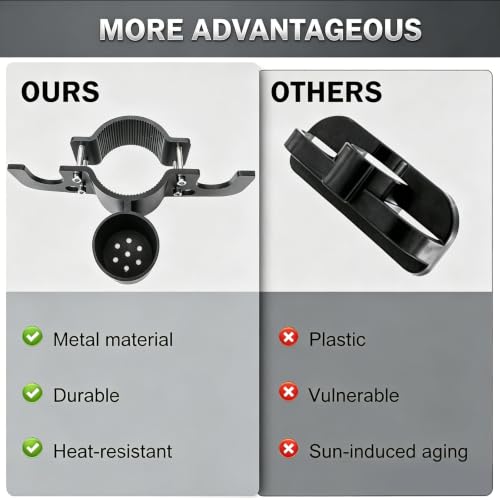 Heavy-Duty Aluminum Trailer Towing Chain Organizer with 7-Way Plug Holder