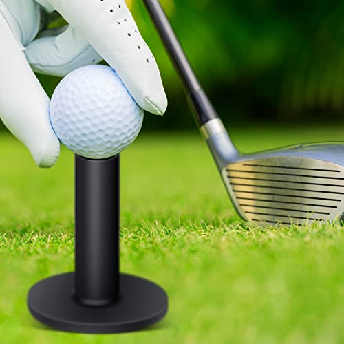 Golf Tees Set 23 Pcs Rubber & Plastic with 5 Heights Black