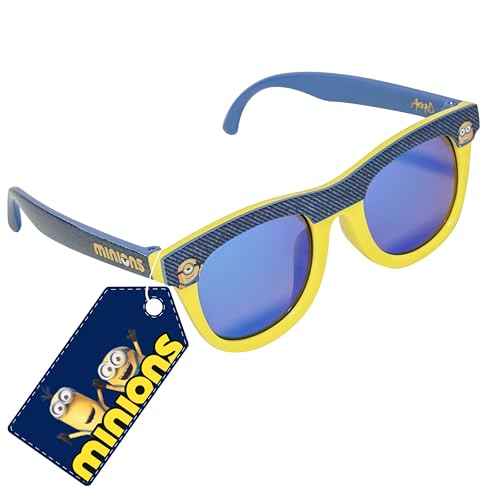 ARKAID Minions Sunglasses for Kids | Officially Licensed Minions Shades | UV 400 | One Size Fits Most Kids